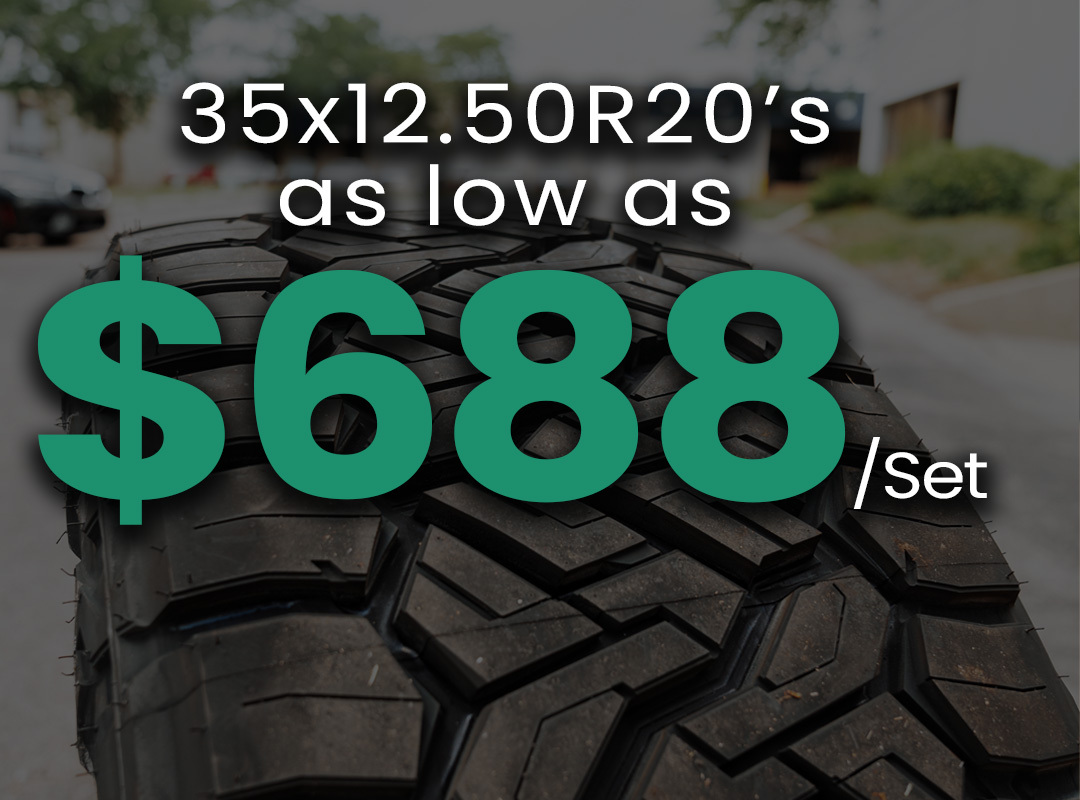 Tires on sale — shop discounted truck and SUV tires